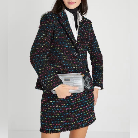 Kate Spade Sweet Treats Festive Pleated Small Barrel Bag In Starlight Silver - Picture 15 of 16